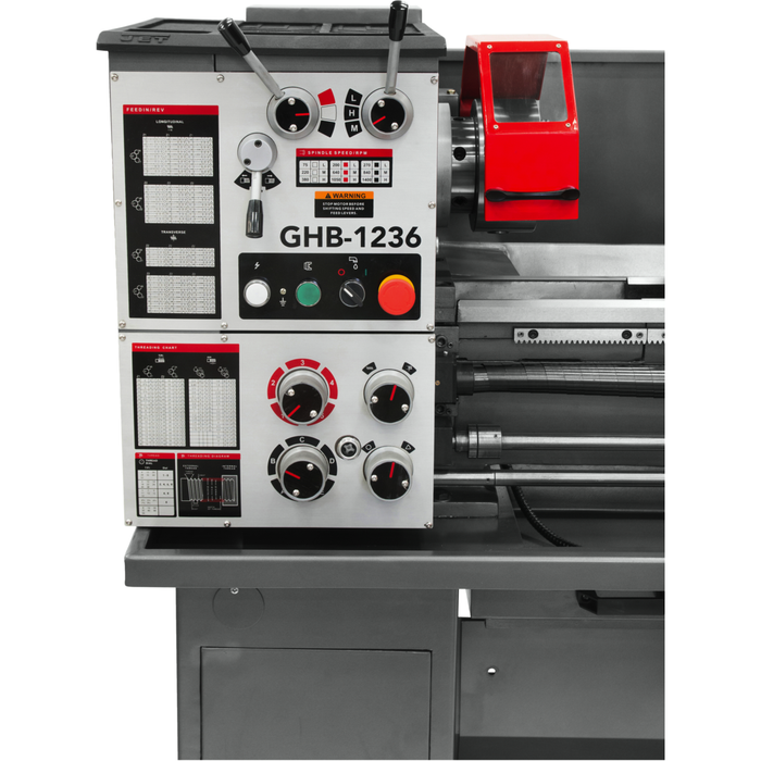 Jet GHB-1236 Geared Head Bench Lathe in Jet Metalworking, Turning, Lathes- 321236 - AlpineTech Company