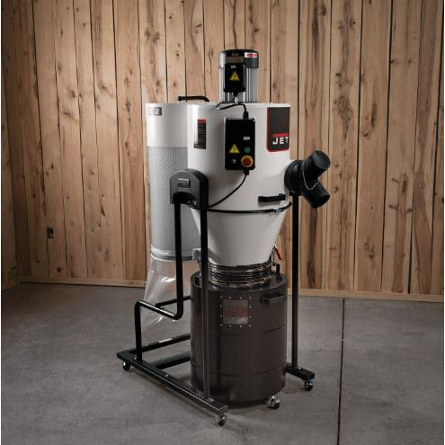 JET JCDC-2 Cyclone Dust Collector, 2-Micron Filter, 938 CFM, 2 HP, 1Ph 230V-717520 - AlpineTech Company