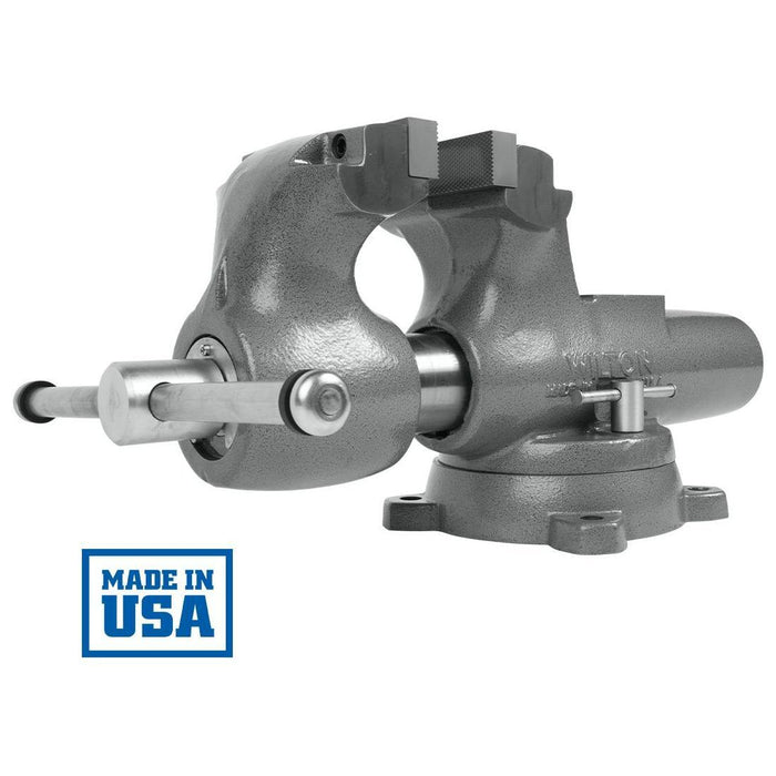 Wilton 500S Machinist Bench Vise, 5" Jaw Width, 4-1/2" Throat, 8" Jaw Opening - 28832 - AlpineTech Company