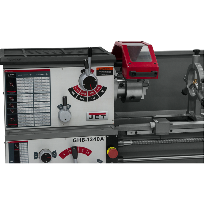 JET GHB-1340A, Gear Head Bench Lathe-JT9-321357A