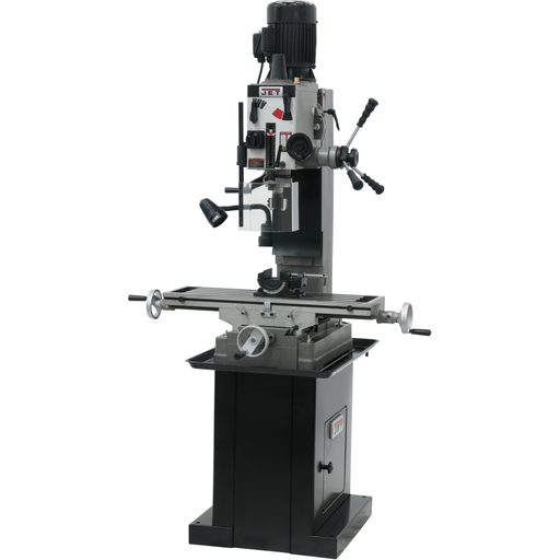 Jet JMD-45GH Geared Head Square Column Mill/Drill with Newall DP700 2-Axis DRO & X-Powerfeed-351151 - AlpineTech Company