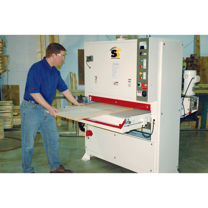 Safety Speed Wide Belt Sander, 43" Max. Working Width - 4375