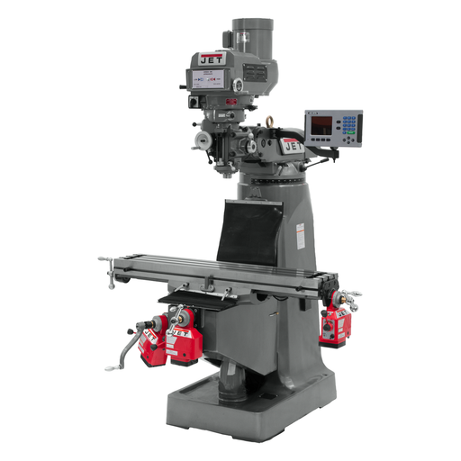 JET JTM-4VS Mill With ACU-RITE 203 DRO With X, Y and Z-Axis Powerfeeds-690099 - AlpineTech Company