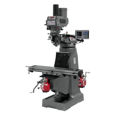 JET JTM-4VS Mill With 3-Axis ACU-RITE 203 DRO (Quill) With X and Y-Axis Powerfeeds and Power Draw Bar-690139 - AlpineTech Company