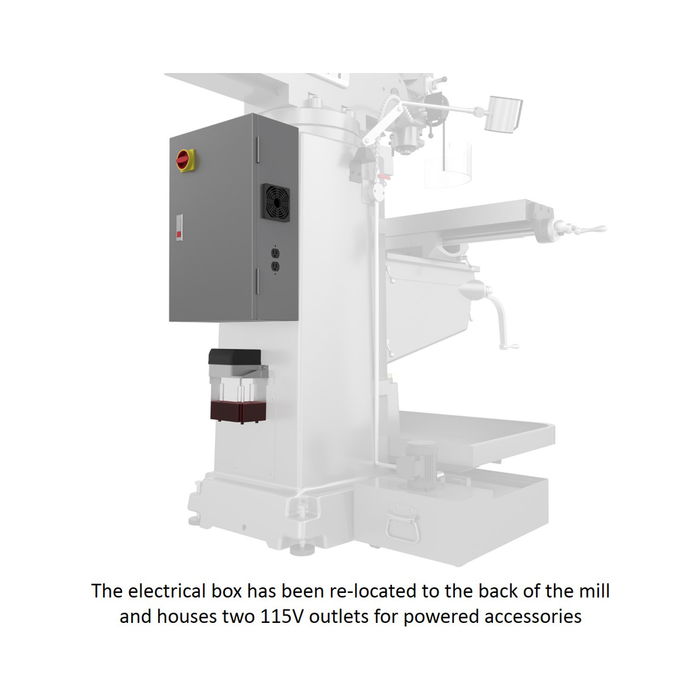 JET JTM-949EVS/230 Electronic Variable Speed Vertical Milling Machine 230V 3Ph-JT9-691500