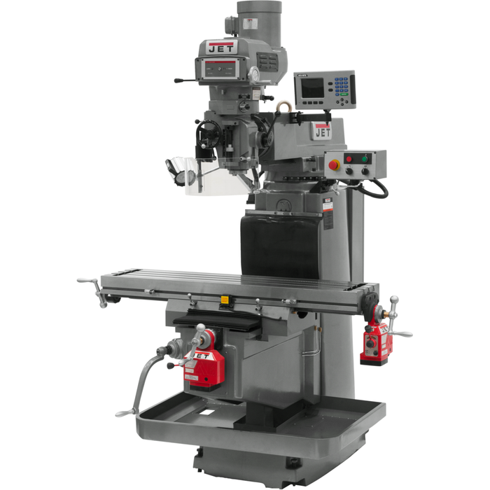 JET JTM-1254VS with ACU-RITE 203 3X (K) DRO, X & Y Powerfeeds-698057 - AlpineTech Company