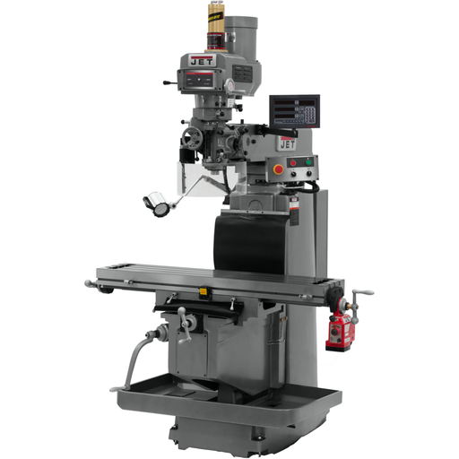 JET JTM-1254RVS with NEWALL DP700 3X (Q) DRO, X Powerfeed & Air Power Drawbar-698139 - AlpineTech Company