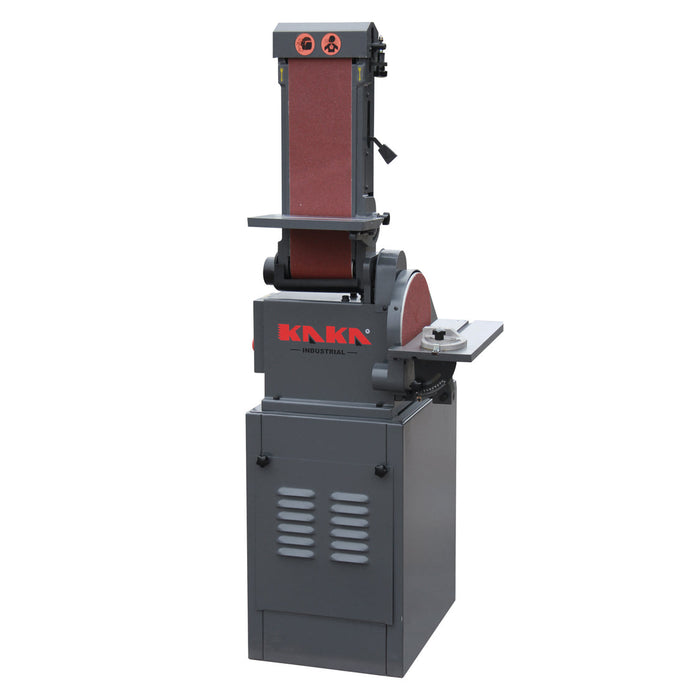 KAKA INDUSTRIAL BTM-250 6X48-Inch Belt and 10-Inch Disc Sander with Cast Iron Base