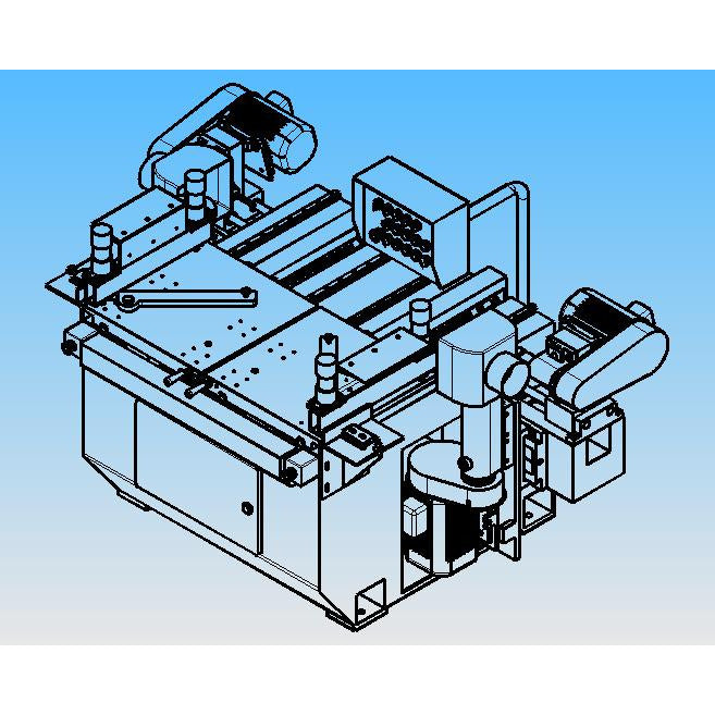 Castaly Auto Slide Shaper, End Tenoner / Match with Dowel Drill - CS-4045DR
