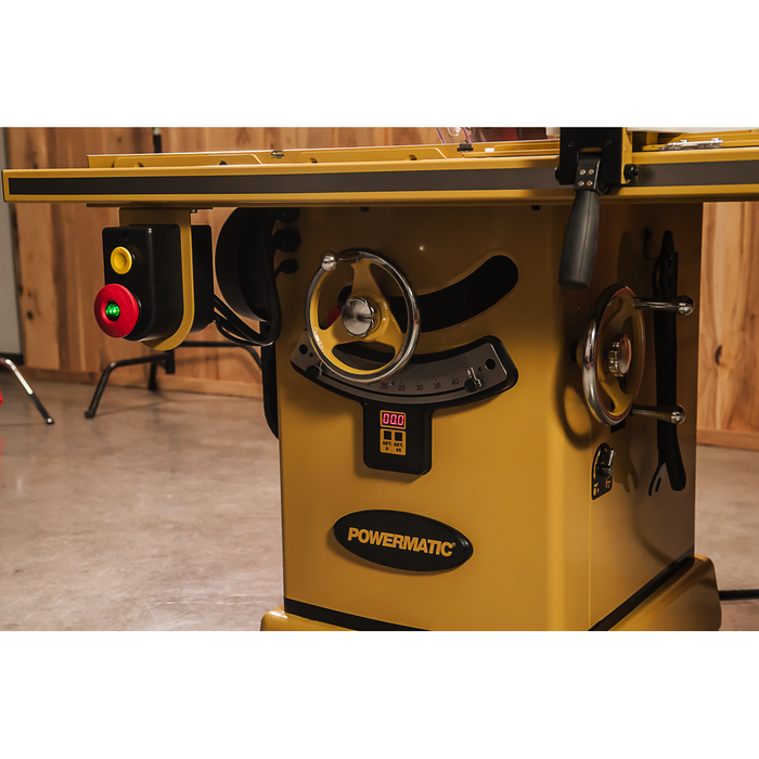 Powermatic 2000B Table Saw with Extension Table, 50" Rip, 5 HP, 3Ph 230/460V-PM9-PM25350K