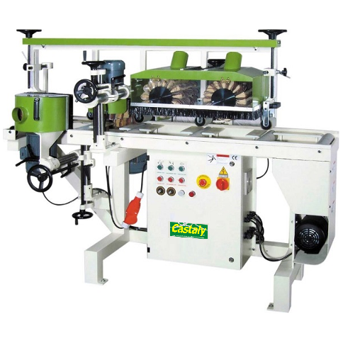 Castaly 12" x 4" Linear Molding Sander (Total 5 Heads) - SD-1245T2RLU