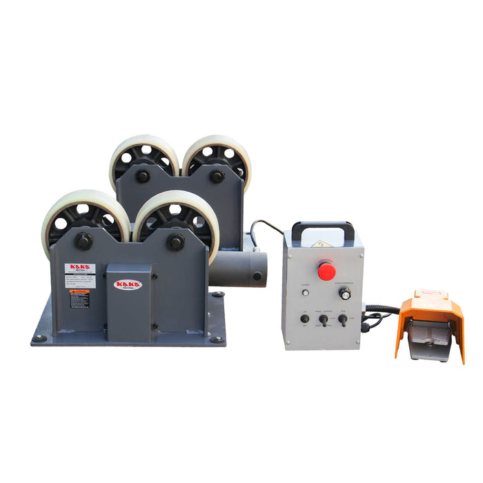 Kaka industrial TRS1200 Motorised Welding Turning Roller, 2650lb Loading Capacity
