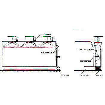 Castaly  8' Water Filter Spray Booth - TS-08WB