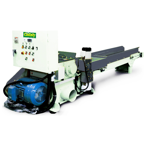 Castaly 15" x 4" 20 HP Conveyor Horizontal Wood Grinder - WG-1504HC - AlpineTech Company