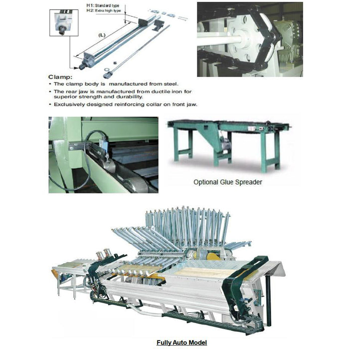 Castaly 50" x 125" 30 SECTIONS AUTO CLAMP CARRIER - CC-41030AO - AlpineTech Company