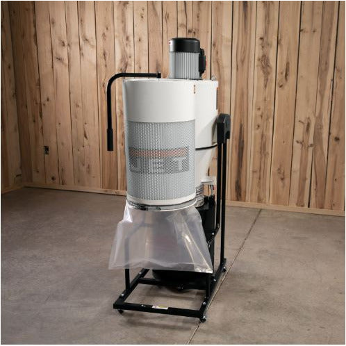 JET JCDC-1.5 Cyclone Dust Collector, 2-Micron Filter, 763 CFM, 1-1/2 HP, 1Ph 115V-717515 - AlpineTech Company